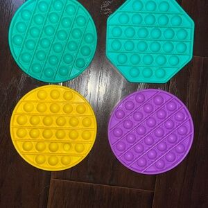 Colorful Pop It Fidget Toy Set